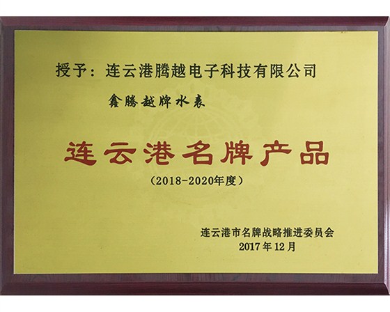 連云港名牌產(chǎn)品-鑫騰越水表